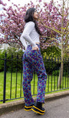 90's Arcade Print Straight Leg Jeans by Run and Fly