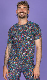 Boogie Bones Print T Shirt by Run and Fly