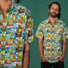 Tarot Dinosaur Print Shirt by Run and Fly