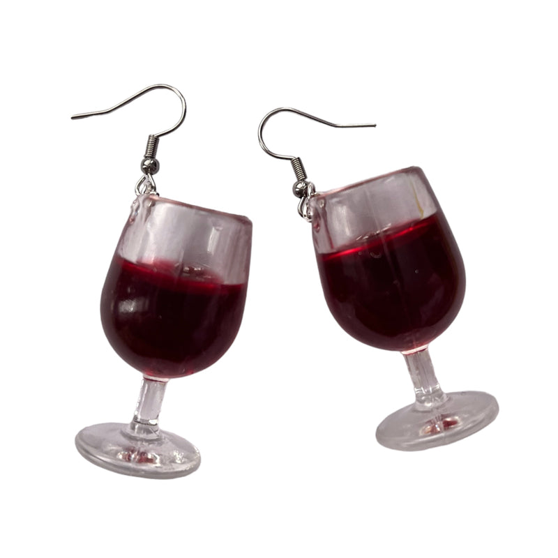 Wine Glass Earrings