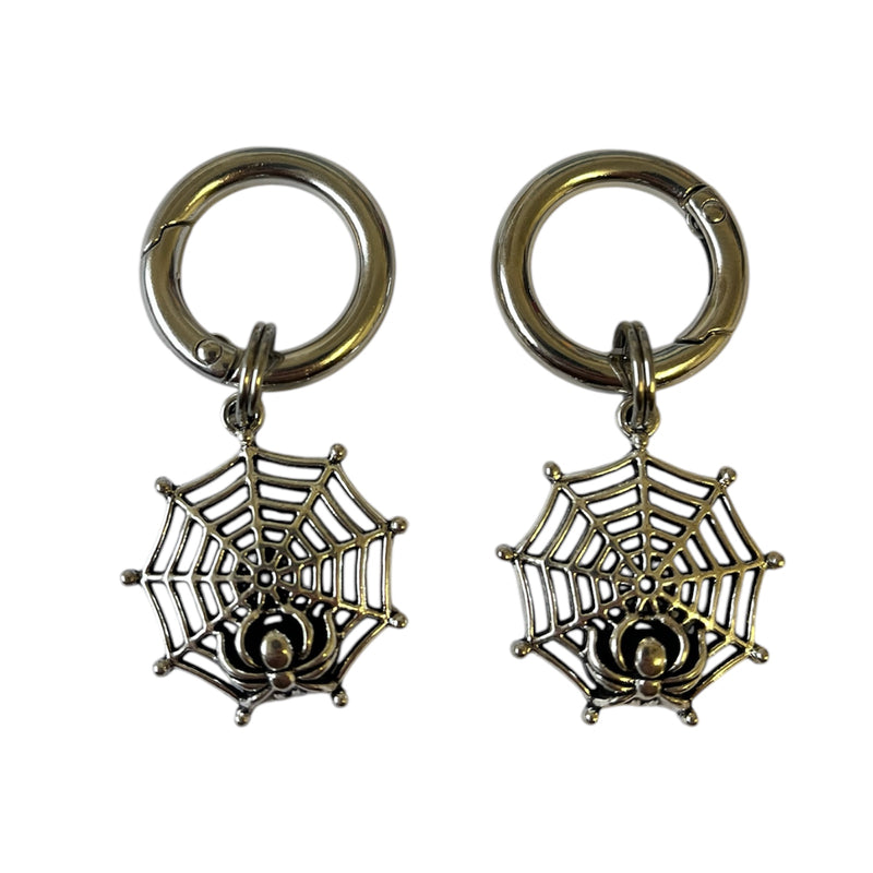 Spider Web Boot Charms - Individual or Pair