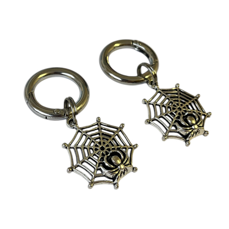 Spider Web Boot Charms - Individual or Pair