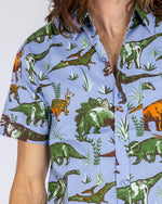 Jurassic Adventure Dinosaur Print Shirt by Run and Fly