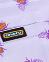 Lavender Bee Print Tote Bag by Run and Fly