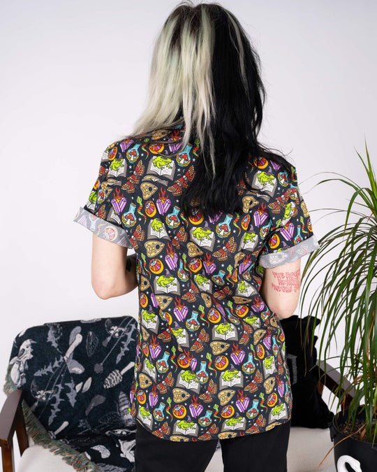 Bewitched Print Shirt by Run and Fly