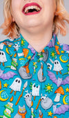 Cauldron Cats Spooky Print Shirt by Run and Fly Halloween