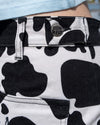 Cow Print Straight Leg Jeans by Run and Fly