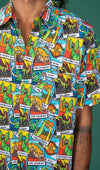 Tarot Dinosaur Print Shirt by Run and Fly