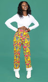 Tutti Frutti Print Straight Leg Jeans by Run and Fly