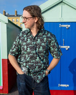 Green Seas Octopus Print Shirt by Run and Fly