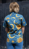 Sun and Moon Print Shirt by Run and Fly