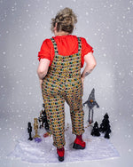 Christmas Nutcracker Parade Stretch Cotton Dungarees by Run and Fly