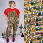 Christmas Nutcracker Parade Stretch Cotton Dungarees by Run and Fly