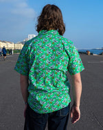 Pigeon Stars Print Shirt by Run and Fly