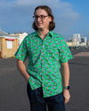 Pigeon Stars Print Shirt by Run and Fly