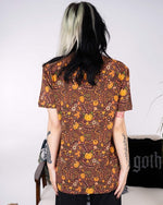 Pumpkin Print T Shirt by Run and Fly