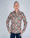 Christmas Cuties Print Shirt by Run and Fly