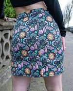 Boho Summer Print Button Front Skirt by Run and Fly