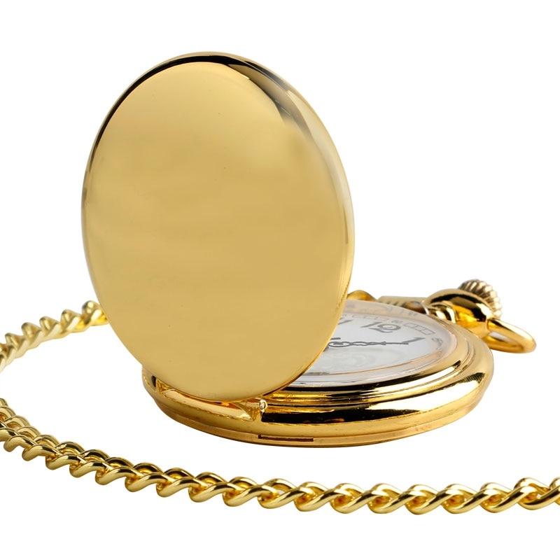 Classic Gold Quartz Pocket Watch - Minimum Mouse