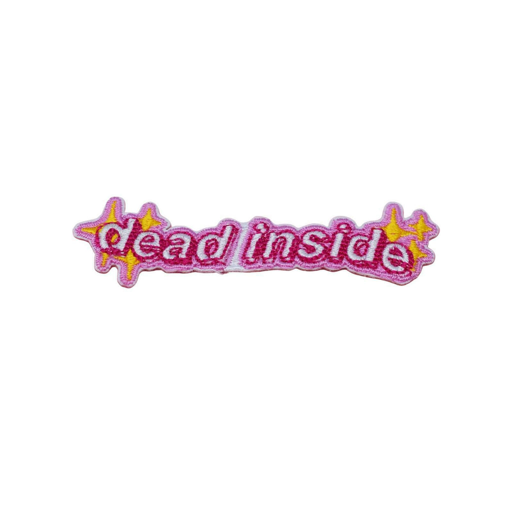 Dead Inside Iron On Patch - Minimum Mouse