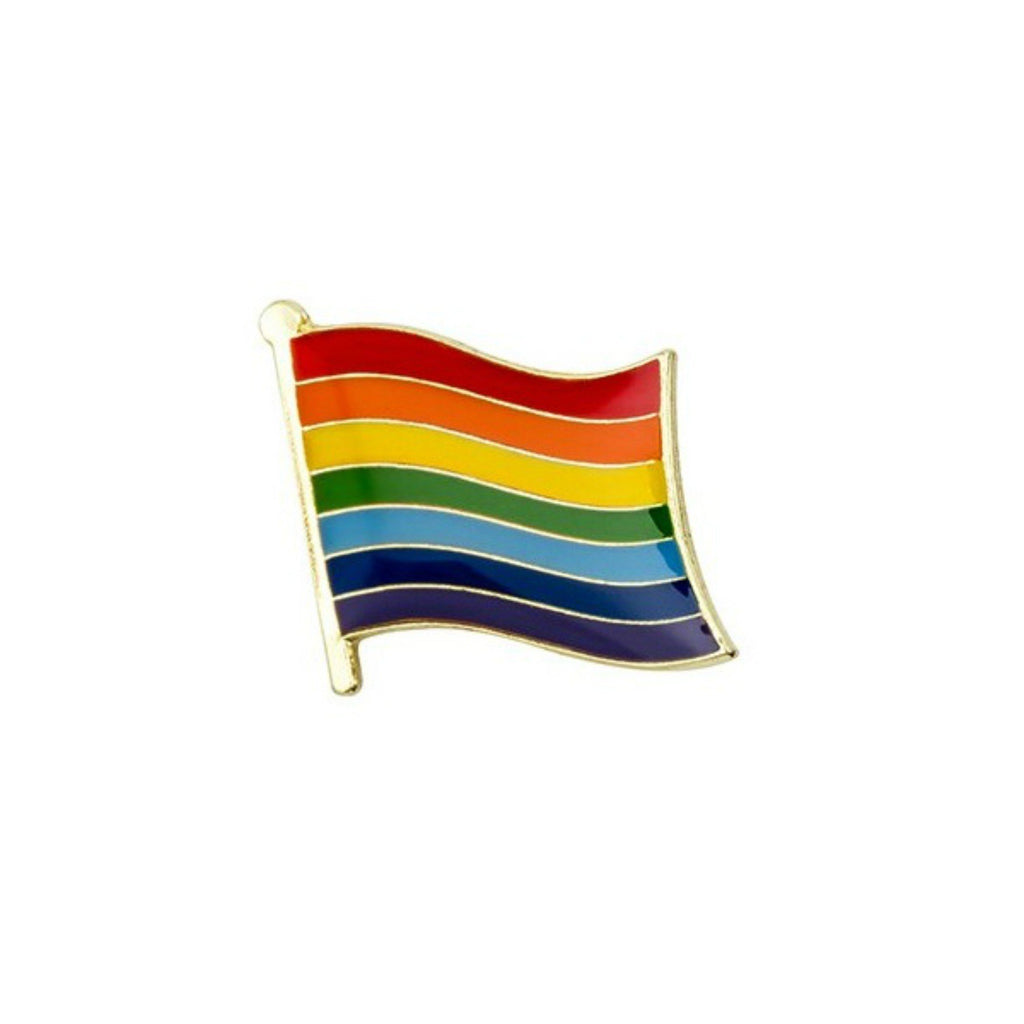 LGBT Gay Pride Rainbow Flags Enamel Lapel Pin Badge - Minimum Mouse