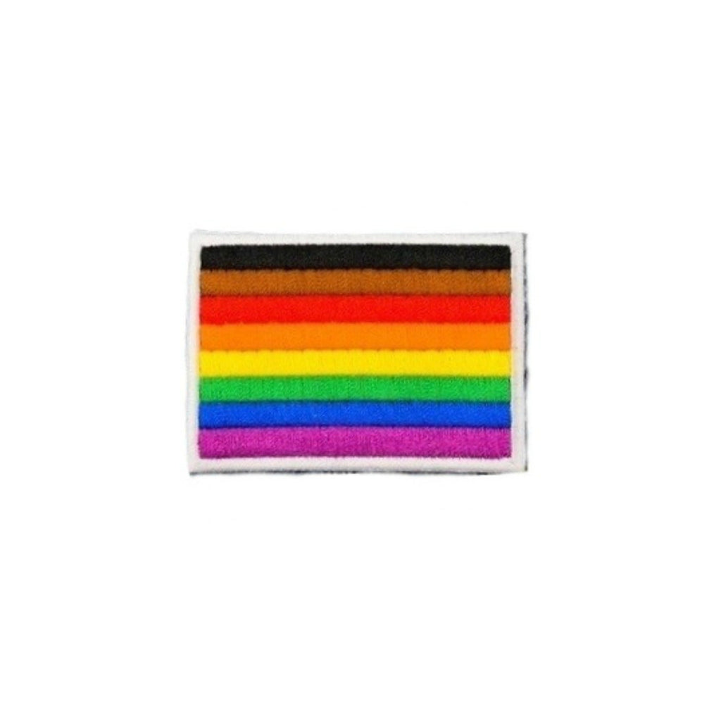 POC Gay Pride Flag Iron On Patch - Minimum Mouse