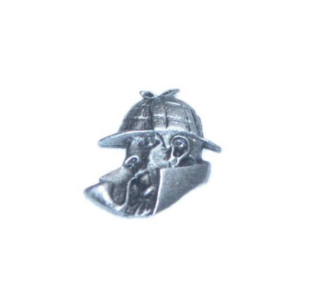 Sherlock Holmes Pewter Lapel Pin Badge - Minimum Mouse