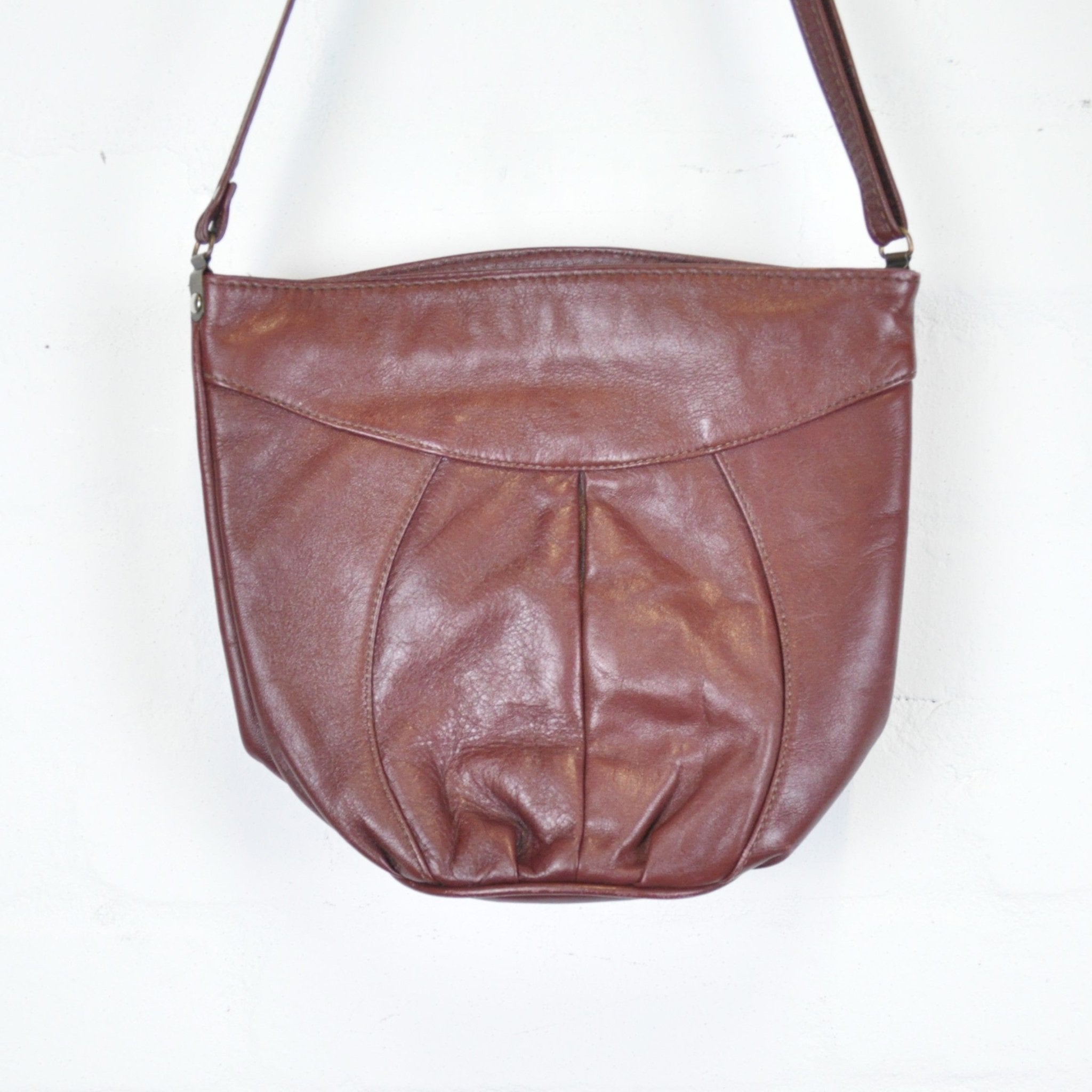 PICARD Vintage Burgundy Large Leather Shoulder Bag. Ladies -  in 2023